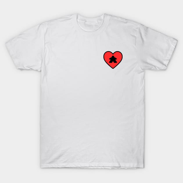 Small icon meeple T-Shirt by SkyBoardGamingStore